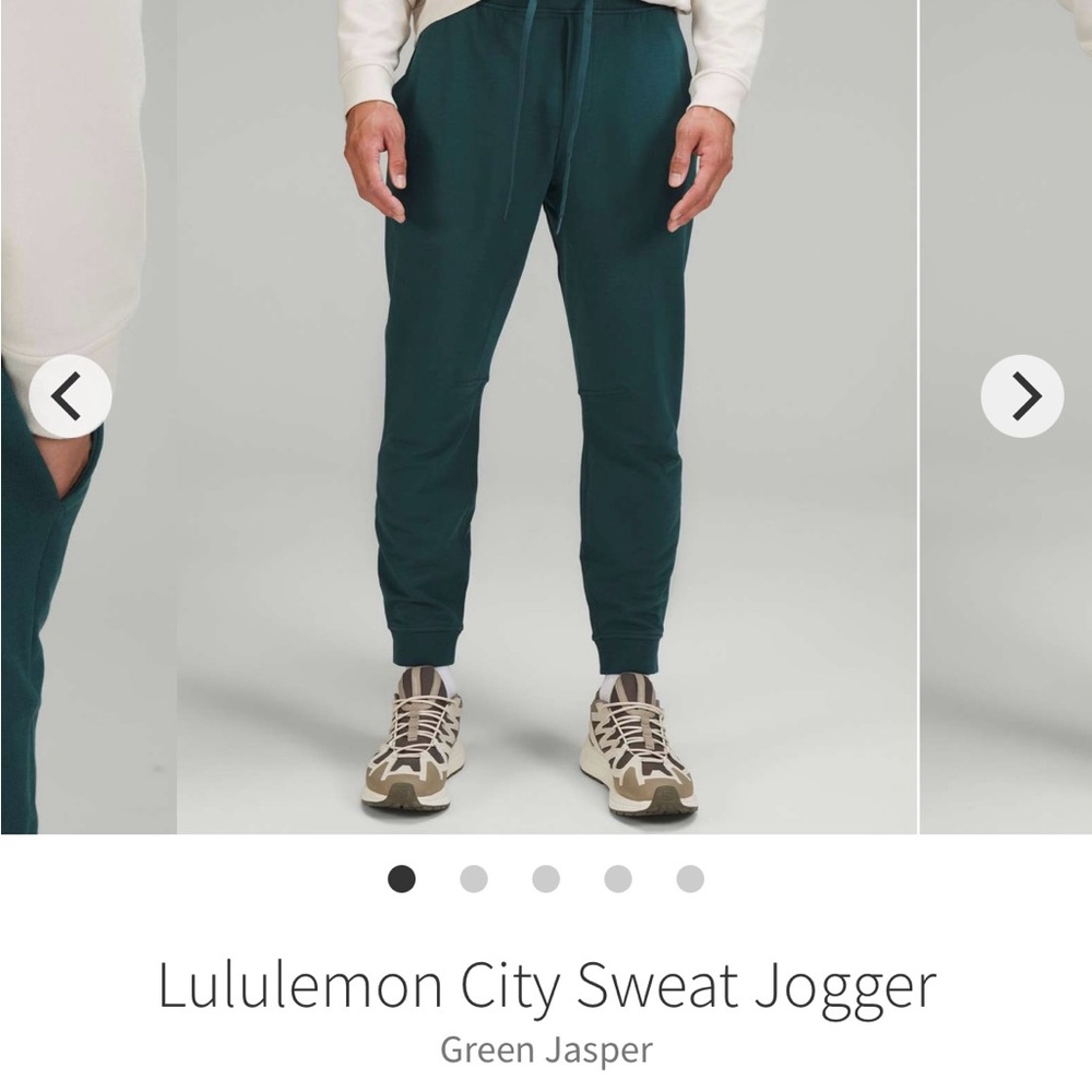 Lululemon athletica Men's Green Jasper Joggers